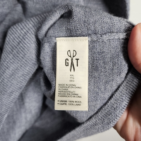 GOODTHREADS 100% MERINO WOOL CREW NECK SWEATER - Picture 8 of 9